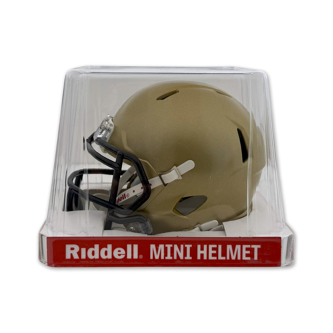 Navy Midshipmen Mini Speed Football Helmet (Gold) Navy Midshipmen Mini Speed Football Helmet (Gold)