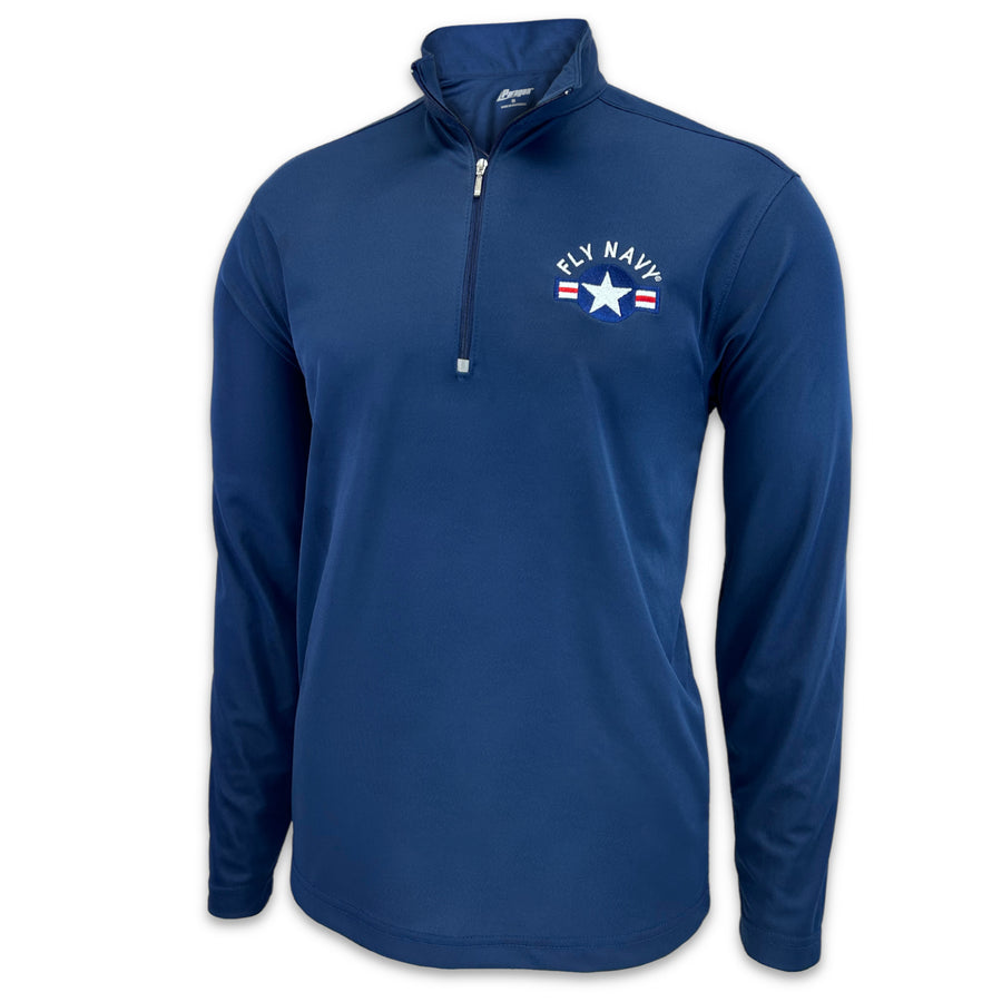 Navy Fly Navy Performance 1/4 Zip (Navy)