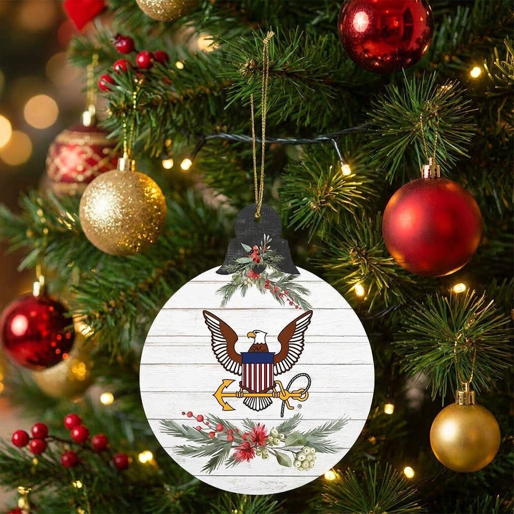 Navy Christmas Ornament - Eagle*