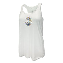 Load image into Gallery viewer, Navy Ladies Anchor Racerback