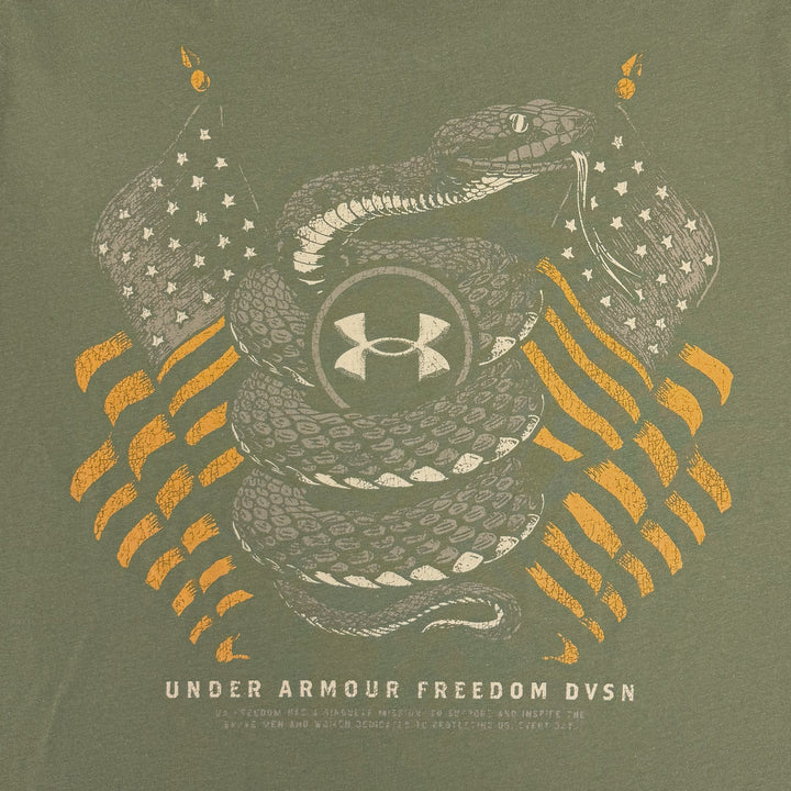 Under Armour Freedom Snake Flag T-Shirt (OD Green)