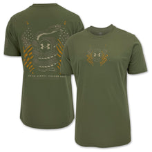 Load image into Gallery viewer, Under Armour Freedom Snake Flag T-Shirt (OD Green)