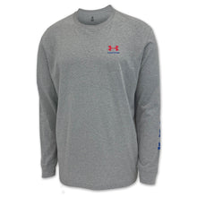 Load image into Gallery viewer, Under Armour Freedom Flag Long Sleeve T-Shirt (Grey)
