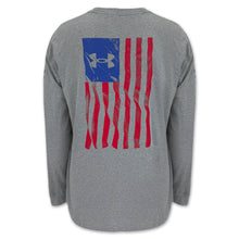 Load image into Gallery viewer, Under Armour Freedom Flag Long Sleeve T-Shirt (Grey)