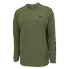 Load image into Gallery viewer, Under Armour Freedom Flag Long Sleeve T-Shirt (OD Green)