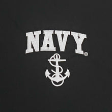 Load image into Gallery viewer, Navy Anchor Atmos Pro Fleece Lined Hooded Jacket (Black)