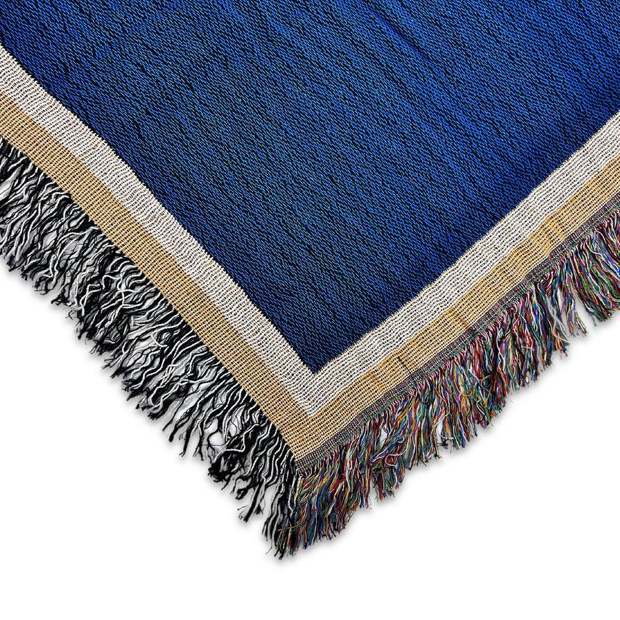 Navy Knit Blanket (Navy)