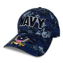 Load image into Gallery viewer, Navy Digi Camo Cap