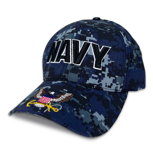 Navy Digi Camo Hat