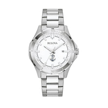Load image into Gallery viewer, Navy Anchor Bulova Men&#39;s Sport Classic Stainless Steel Watch (White Dial)*