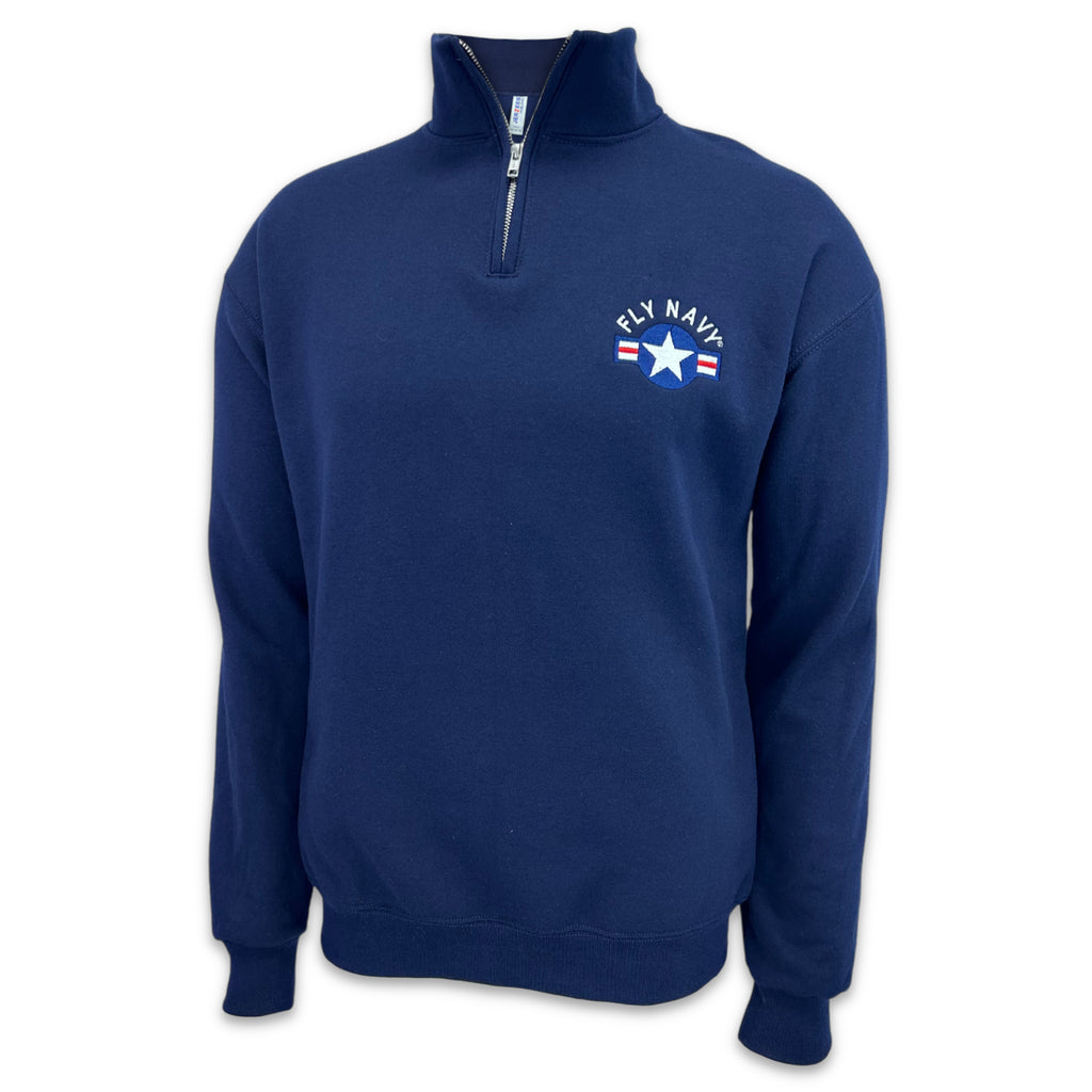 Navy Fly Navy Fleece 1/4 Zip (Navy)