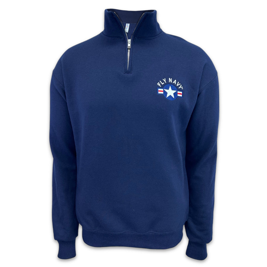 Navy Fly Navy Fleece 1/4 Zip (Navy)