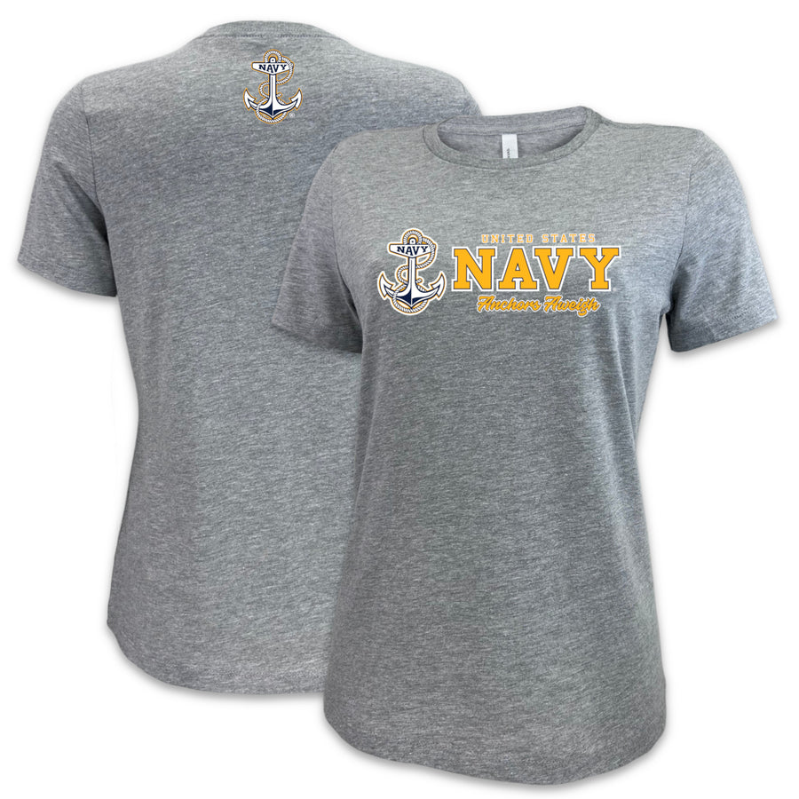 Navy Ladies Duo T-Shirt