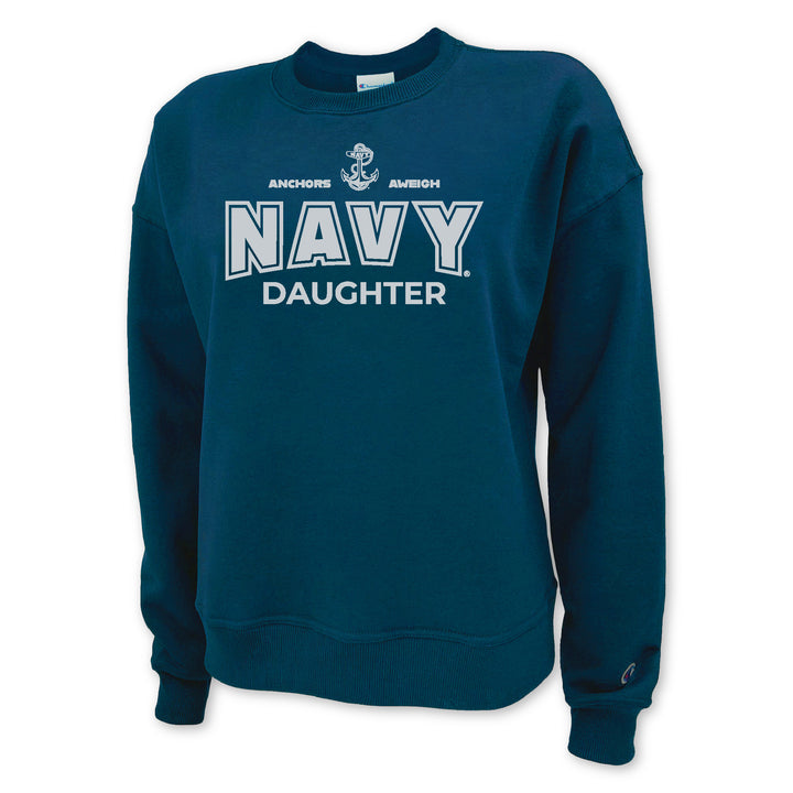 Navy Champion Daughter Ladies Crewneck (Blue)