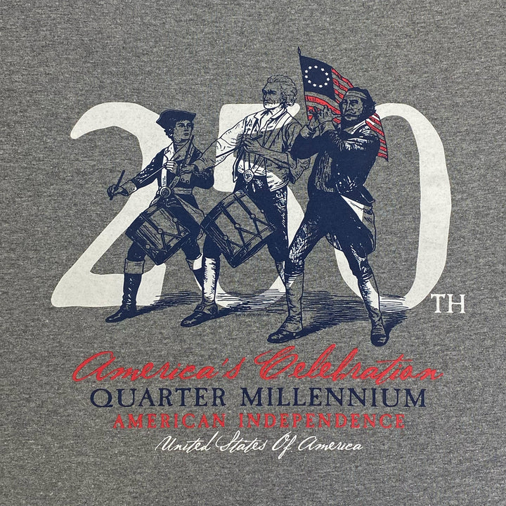 America's 250th Celebration Quarter Millennium T-Shirt (Graphite)