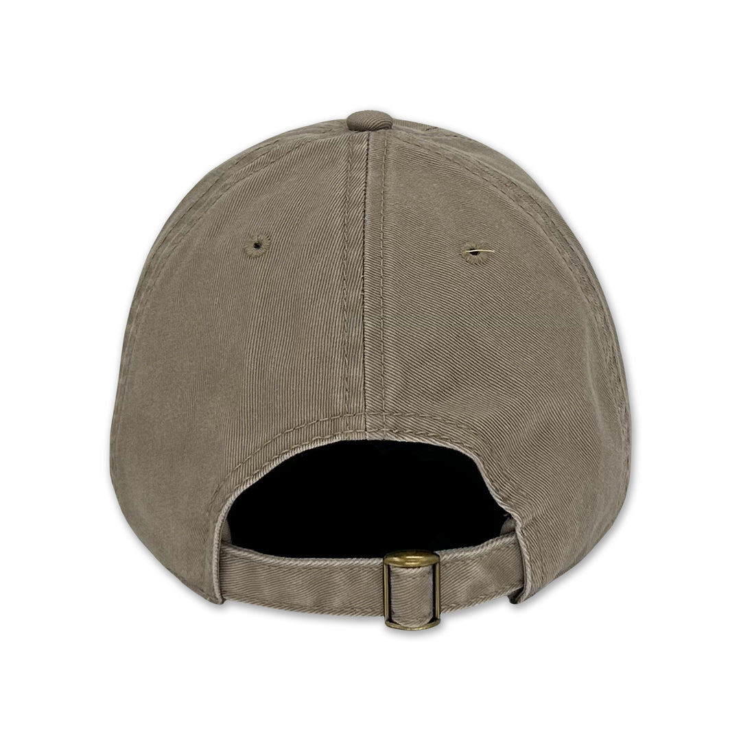 American Flag Relaxed Fit Hat (Khaki)
