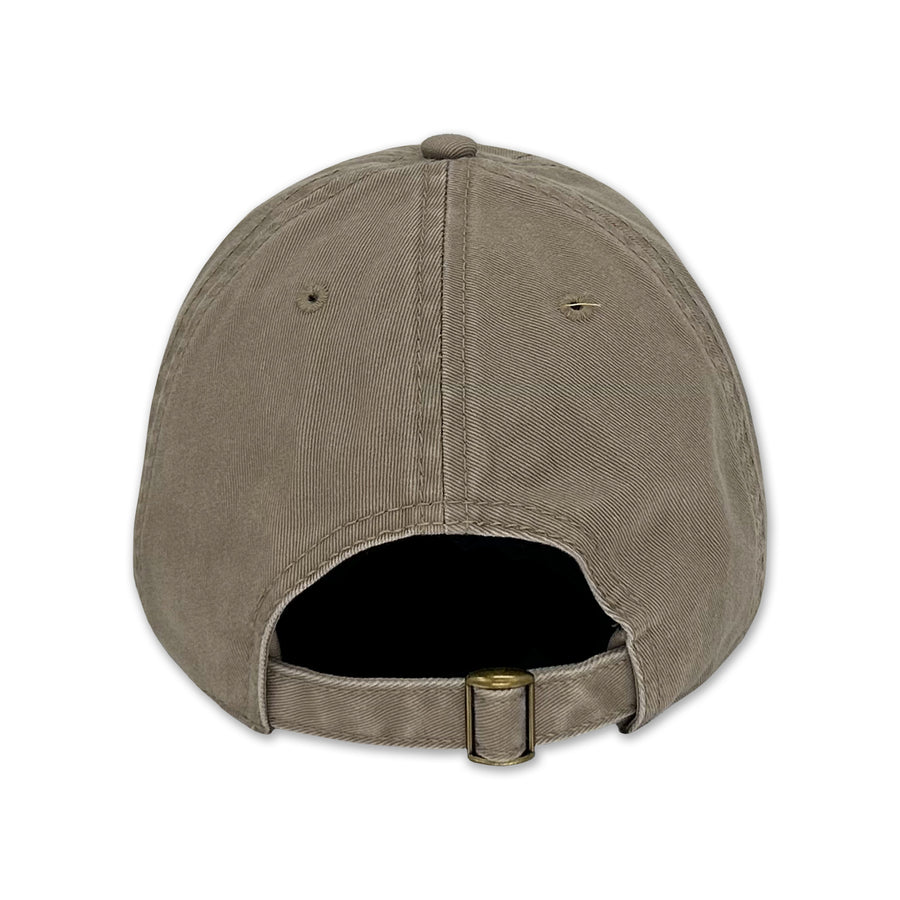 American Flag Relaxed Fit Hat (Khaki)