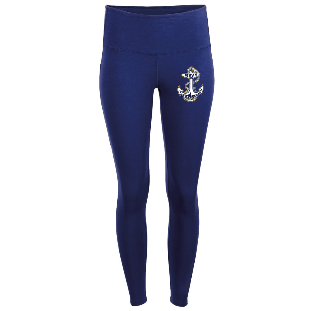 Navy Anchor Adore Leggings (Navy)