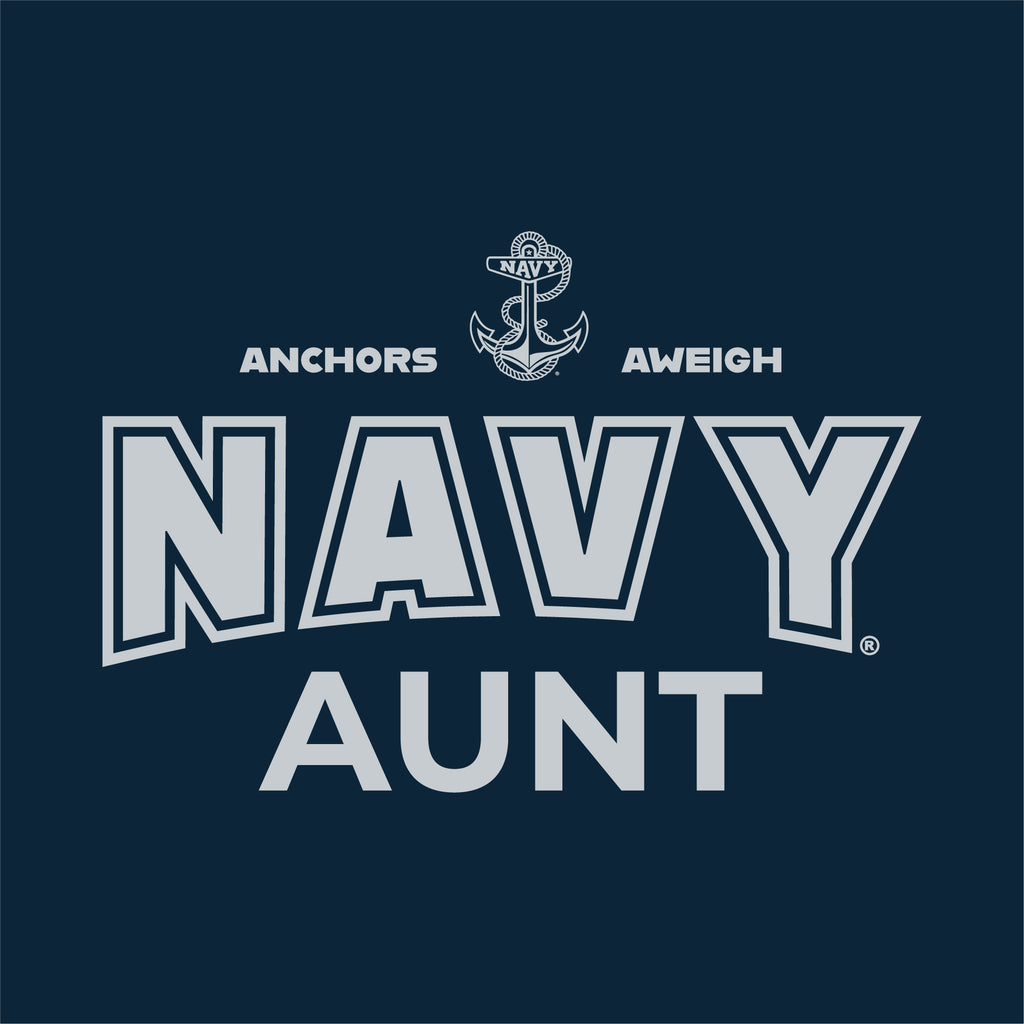 Navy Aunt Ladies T-Shirt (Navy)