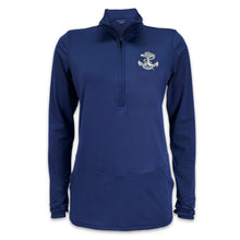 Load image into Gallery viewer, Navy Ladies Flex Quarter Zip (Navy)