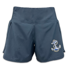 Load image into Gallery viewer, Navy Ladies Stretch Woven Lined Short (Castlerock)