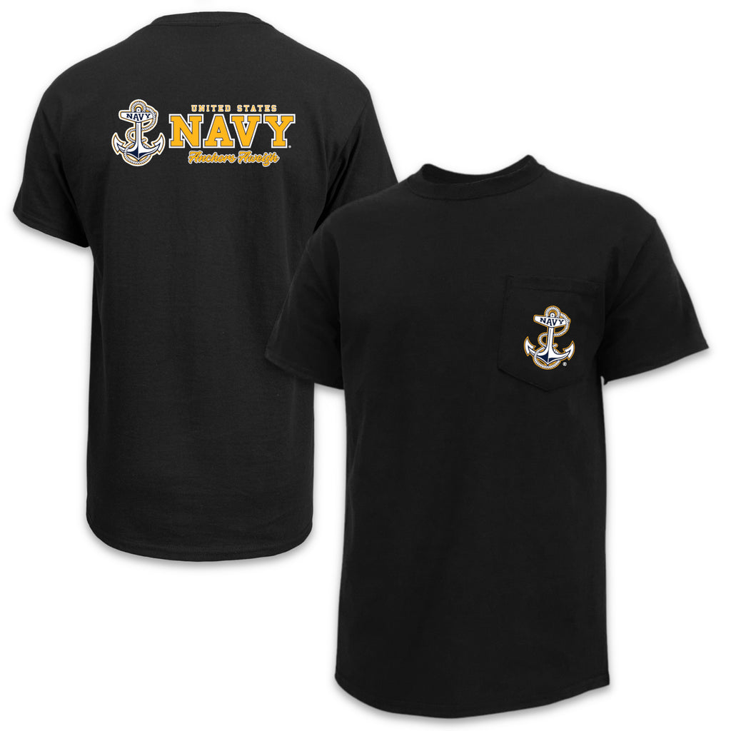 Navy Mens Pocket Duo T-Shirt