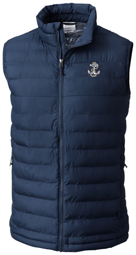 Navy Anchor Columbia Powder Lite Vest (Navy)*