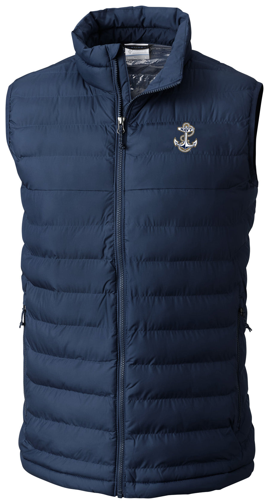 Navy Anchor Columbia Powder Lite Vest (Navy)*
