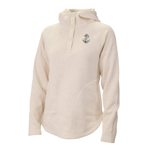 Navy Anchor Columbia Women's Sweater Weather Pullover Hoodie (Chalk)*