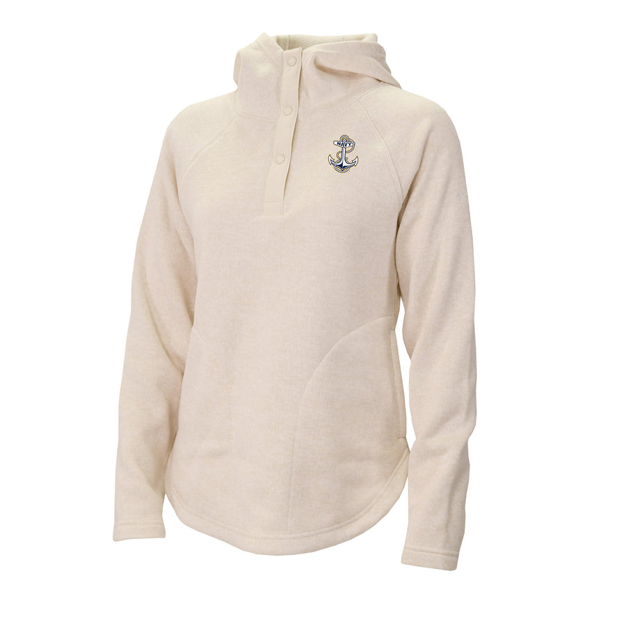Navy Anchor Columbia Women's Sweater Weather Pullover Hoodie (Chalk)*