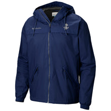Load image into Gallery viewer, Navy Anchor Columbia Oroville Creek Lined Jacket (Navy)*