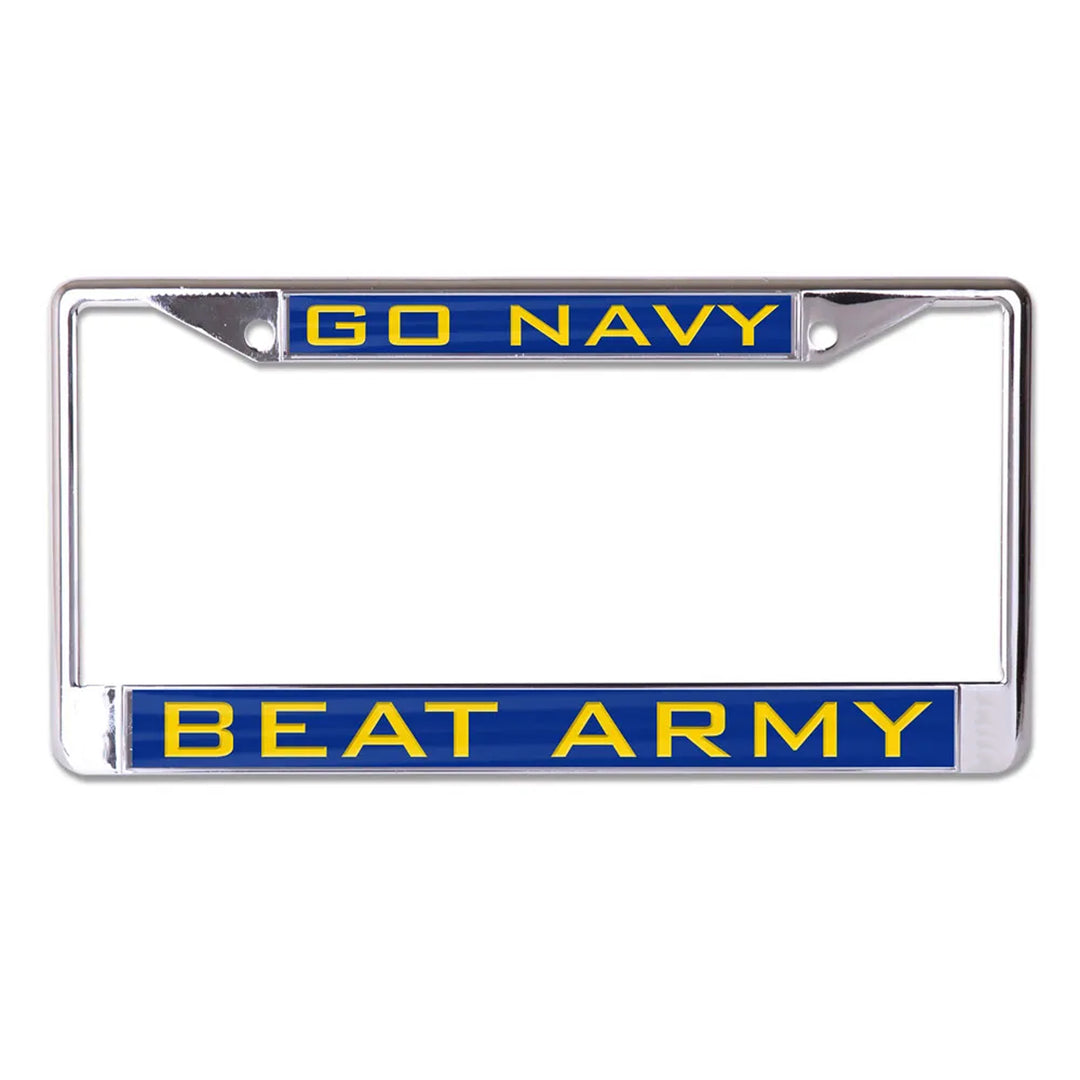 Go Navy Beat Army License Plate Frame