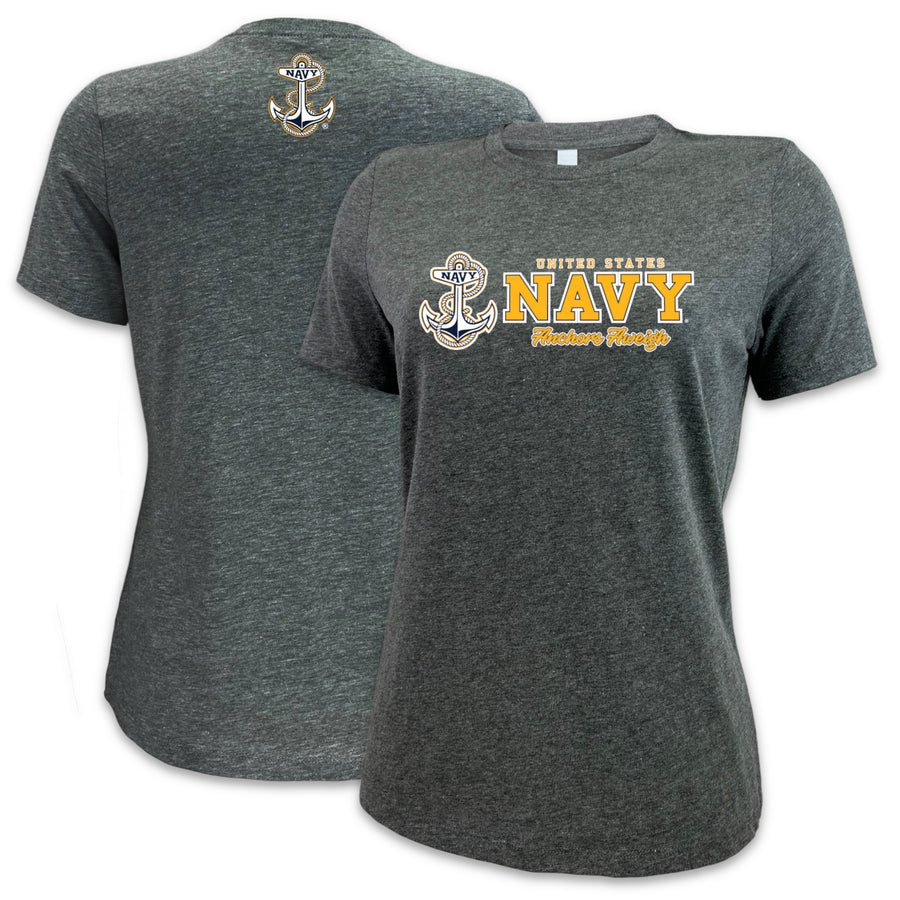 Navy Ladies Duo T-Shirt