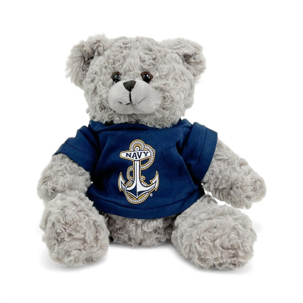 Navy 10" Duffy Bear (Gray)