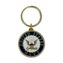 Load image into Gallery viewer, United States Navy Double Sided Key Ring