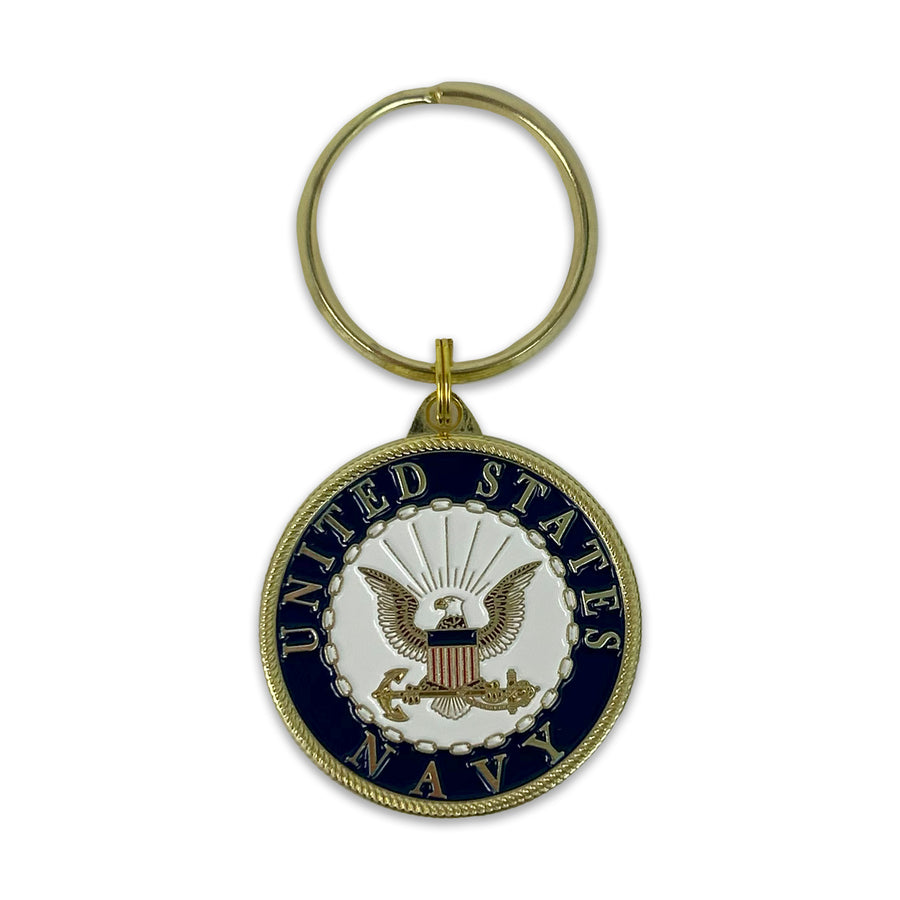 United States Navy Double Sided Key Ring
