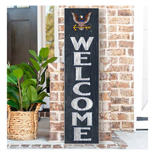 Load image into Gallery viewer, US Navy Leaning Sign Welcome (11x46)