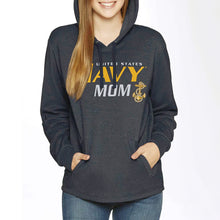 Load image into Gallery viewer, Ladies United States Navy Mom Hood (Midnight Navy)