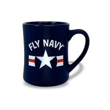 Load image into Gallery viewer, Navy Fly Navy MK Matte 16oz Diner Mug