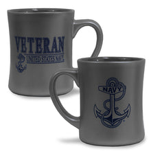 Load image into Gallery viewer, Navy Veteran 16oz MK Matte Mug (Grey)