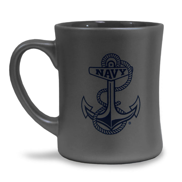 Navy Veteran 16oz MK Matte Mug (Grey)