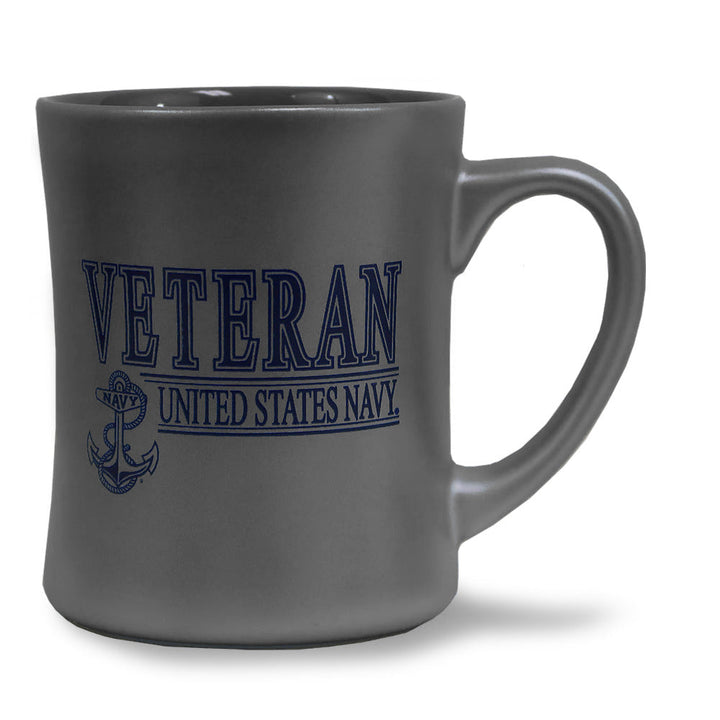 Navy Veteran 16oz MK Matte Mug (Grey)