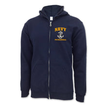 Load image into Gallery viewer, Navy Anchor Pickleball Full-Zip