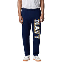 Load image into Gallery viewer, Navy Bold Block Sweatpant