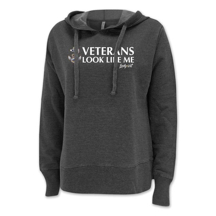 Navy Vet Looks Like Me Ladies Hood