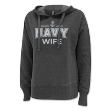 Load image into Gallery viewer, Navy Wife Ladies Hood