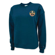 Load image into Gallery viewer, Navy 250th Anniversary Champion Ladies Crewneck
