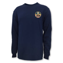 Load image into Gallery viewer, Navy 250th Anniversary Long Sleeve T-Shirt