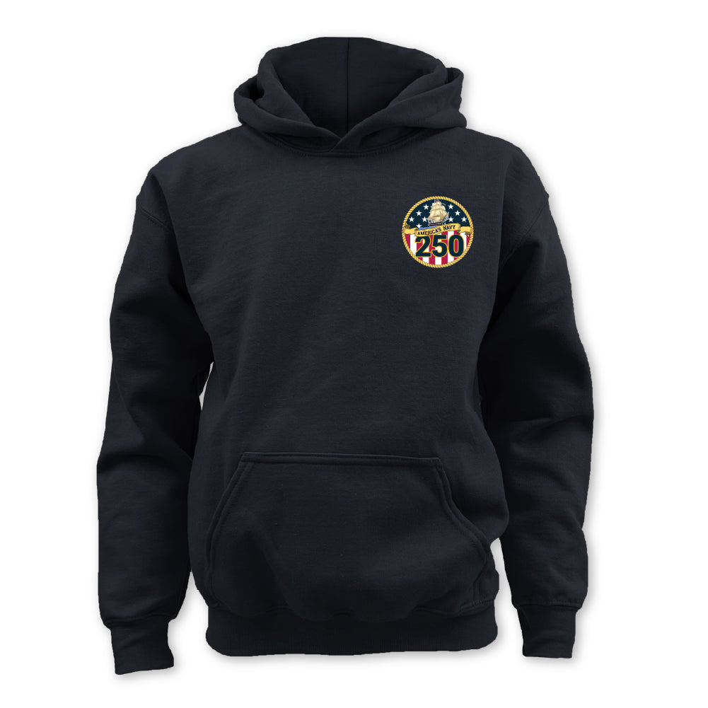 Navy 250th Anniversary Youth Hood