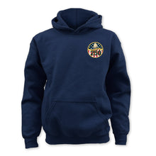 Load image into Gallery viewer, Navy 250th Anniversary Youth Hood